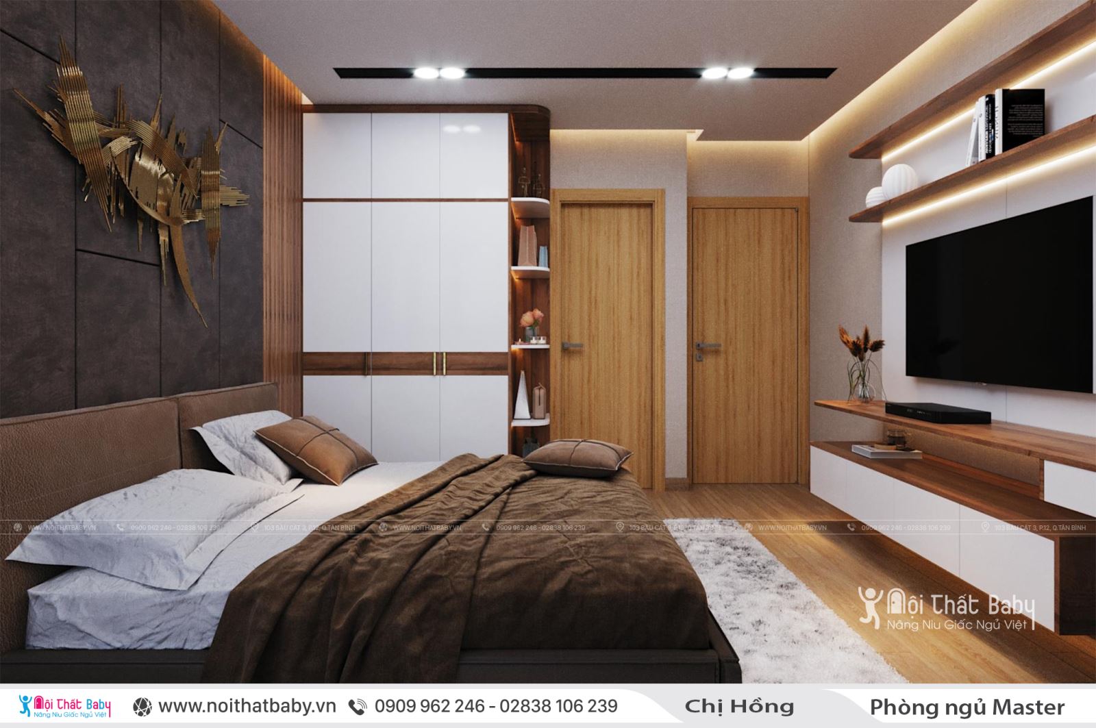 Thiết kế nội thất chung cư hiện đại căn 104m2 Emerald Celadon City